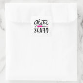Inspirerend make-up Kunstenaar verkoop Vierkante S Sticker (Tas)