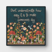  Inspirerend maken iemands dag citaat Fotoplaat (Voorkant)