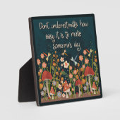  Inspirerend maken iemands dag citaat Fotoplaat (Voorkant)