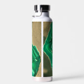 Inspirerend Malachite Crystal Green Stone Rock Waterfles (Rechts)