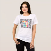 Inspirerend mama, het is oké Tri-Blend shirt (Voorkant volledig)