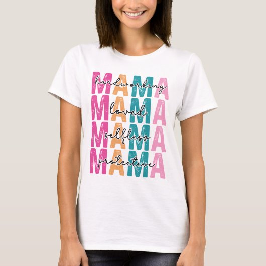 Inspirerend mama t-shirt (Voorkant)