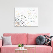 Inspirerend mandala citeert wandcanvas canvas afdruk (Insitu (Woonkamer))