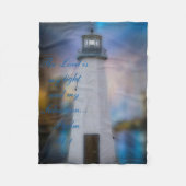 Inspirerend mandje klein fleece deken (Voorkant)