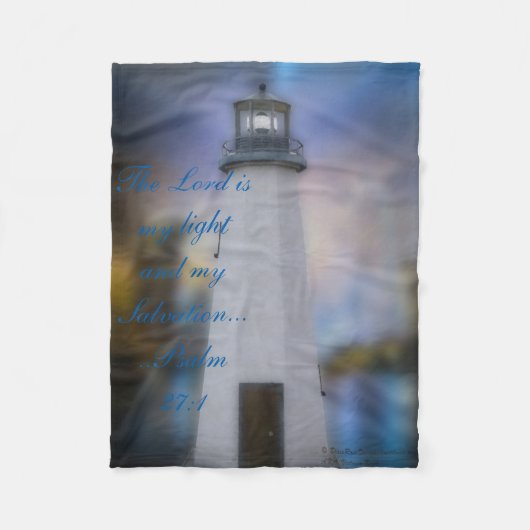 Inspirerend mandje klein fleece deken (Voorkant)