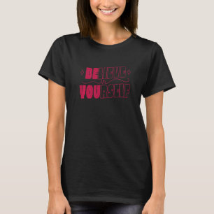 Inspirerend Mannen Vrouwen geloven T-shirt