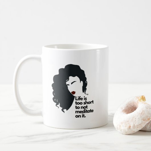 Inspirerend Mantra Coffee-Mok Koffiemok (Met donut)