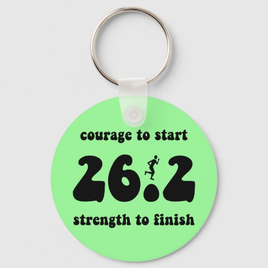 Inspirerend marathon sleutelhanger (Voorkant)