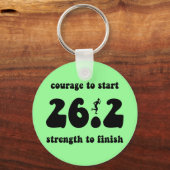 Inspirerend marathon sleutelhanger (Voorkant)