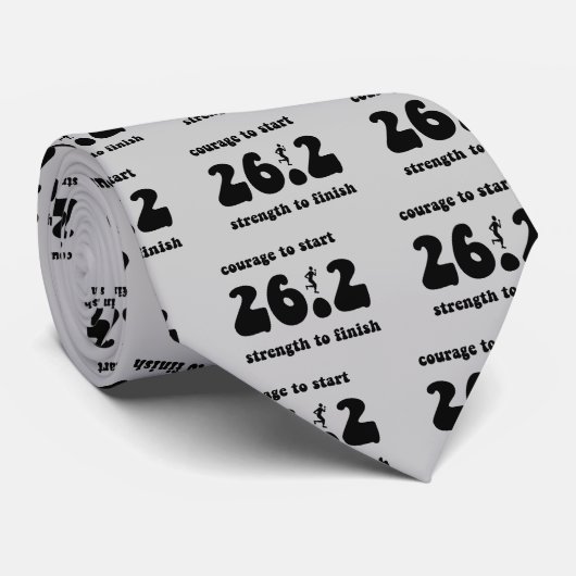 Inspirerend marathon stropdas (Opgerold)