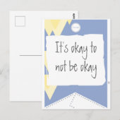 Inspirerend markering voor briefkaart van prijsopg (Voorkant / Achterkant)