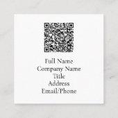 Inspirerend Matteüs 11:28 Gele bloemen Vierkante Visitekaartje (Achterkant)