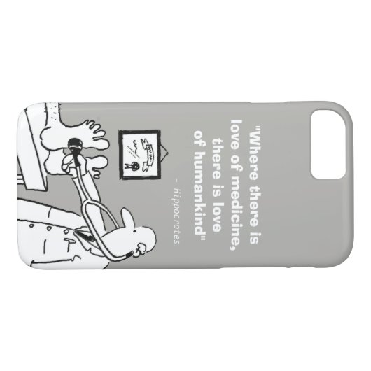 Inspirerend medisch citaat en grappig Afbeelding Case-Mate iPhone Case (Achterkant (Horizontaal))