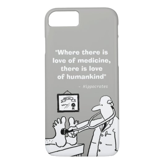 Inspirerend medisch citaat en grappig Afbeelding Case-Mate iPhone Case (Achterkant)