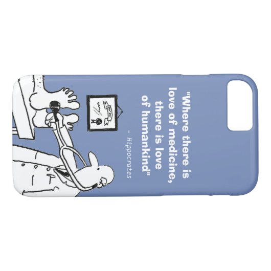 Inspirerend medisch citaat en grappig Afbeelding Case-Mate iPhone Case (Achterkant (Horizontaal))