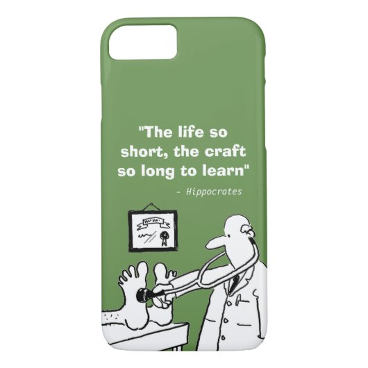 Inspirerend medisch citaat en grappig Afbeelding Case-Mate iPhone Case (Achterkant)