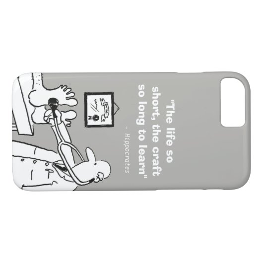Inspirerend medisch citaat en grappig Afbeelding Case-Mate iPhone Case (Achterkant (Horizontaal))