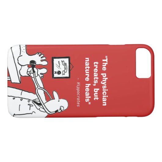 Inspirerend medisch citaat en grappig Afbeelding Case-Mate iPhone Case (Achterkant (Horizontaal))