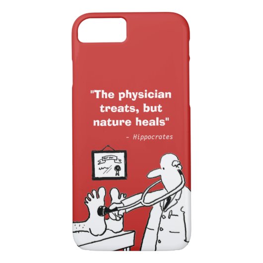 Inspirerend medisch citaat en grappig Afbeelding Case-Mate iPhone Case (Achterkant)