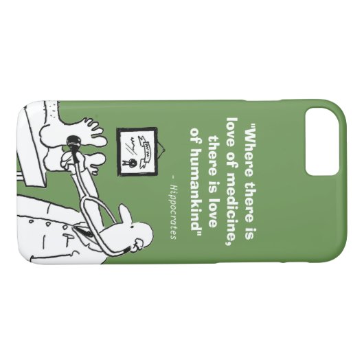 Inspirerend medisch citaat en grappig Afbeelding Case-Mate iPhone Case (Achterkant (Horizontaal))