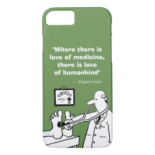 Inspirerend medisch citaat en grappig Afbeelding Case-Mate iPhone Case (Achterkant)