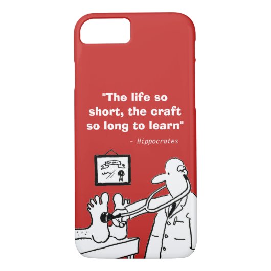 Inspirerend medisch citaat en grappig Afbeelding Case-Mate iPhone Case (Achterkant)