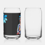 Inspirerend Meisje Grafisch ontwerp Blikvorm Glas (Rechts)