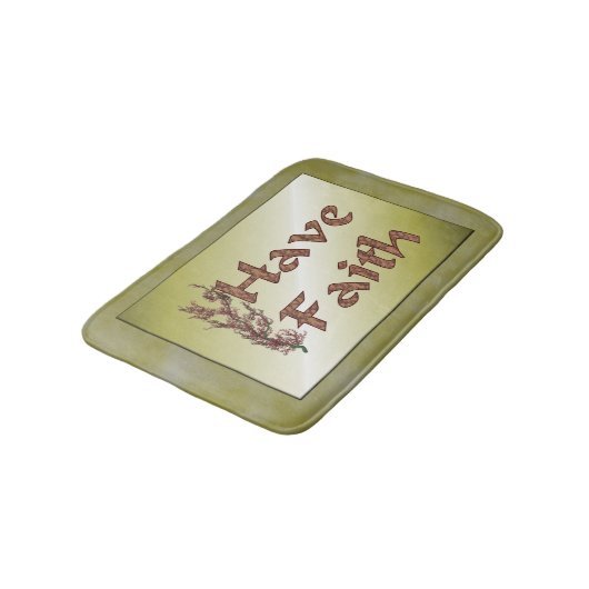 Inspirerend met Faith Flowering Tree Badmat (Gekanteld)