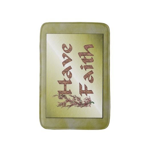 Inspirerend met Faith Flowering Tree Badmat (Voorkant Verticaal)