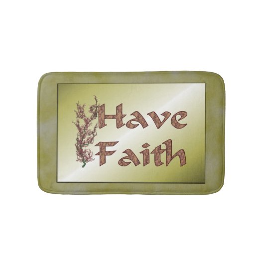 Inspirerend met Faith Flowering Tree Badmat (Voorkant)