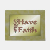 Inspirerend met Faith Flowering Tree Deurmat (Voorkant)