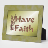 Inspirerend met Faith Flowering Tree Fotoplaat (Zijkant)