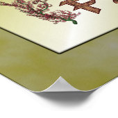 Inspirerend met Faith Flowering Tree Poster (Hoek)