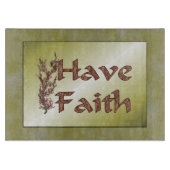 Inspirerend met Faith Flowering Tree Snijplank (Voorkant)