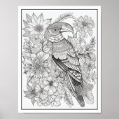 Inspirerend/Mindfulness Volwassen Kleurplaten Poster (Voorkant)