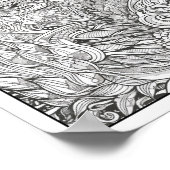 Inspirerend/Mindfulness Volwassen Kleurplaten Poster (Hoek)