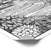 Inspirerend/Mindfulness Volwassen Kleurplaten Poster (Hoek)