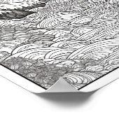 Inspirerend/Mindfulness Volwassen Kleurplaten Poster (Hoek)