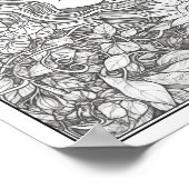 Inspirerend/Mindfulness Volwassen Kleurplaten Poster (Hoek)