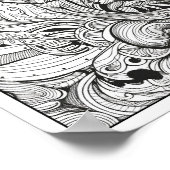 Inspirerend/Mindfulness Volwassen Kleurplaten Poster (Hoek)