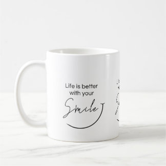 Inspirerend Minimalistisch Typografie Citaat Cadea Koffiemok
