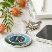 Inspirerend mist sleutelhanger (Zijkant)