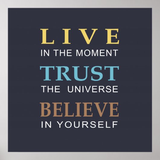 Inspirerend modern Poster (Voorkant)