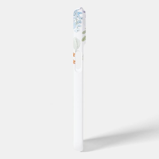 Inspirerend Modern Wit Roze Bloemen Religieus Case-Mate iPhone Case (Achterkant / Rechts)