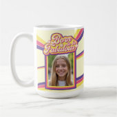 Inspirerend moeder citaat retro jaren 70 typografi koffiemok (Links)