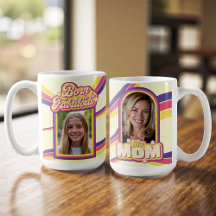 Inspirerend moeder citaat retro jaren 70 typografi