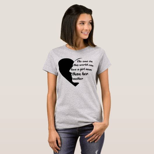 Inspirerend moeder-dochter T-shirt (Voorkant volledig)