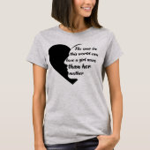 Inspirerend moeder-dochter T-shirt (Voorkant)