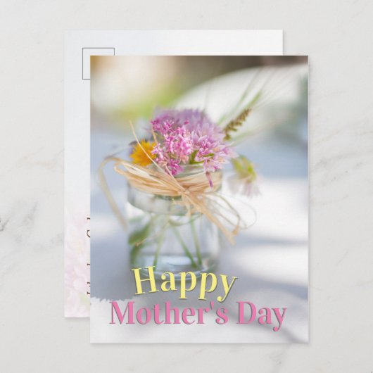 Inspirerend Moederdag gebeden en bijbelse versie Briefkaart (Voorkant / Achterkant)