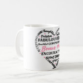 Inspirerend Moederdag Hart/Bonusmoeder Koffiemok (Voorkant links)